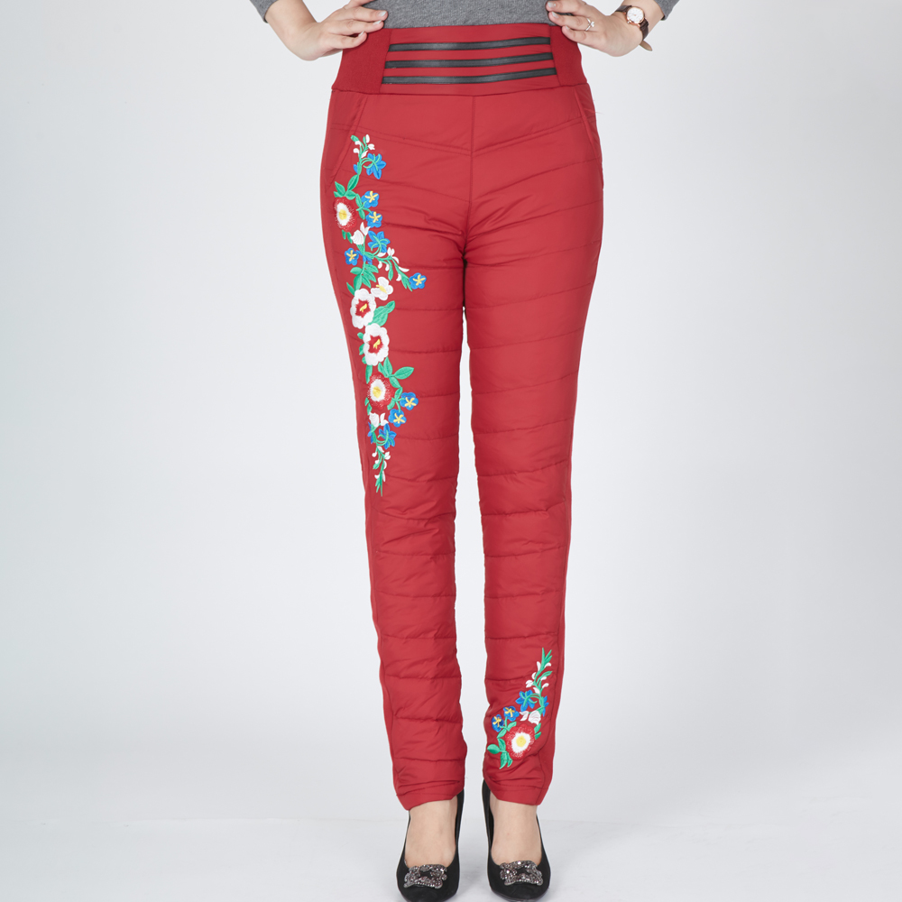 Middle and old age Down pants Exorcism Paige thickening Duck winter Show thin Elastic force Webbing Embroideryin the Women's clothing/Boutique , Middle-aged women category - from Buy2taobao.com to provide professional Taobao agent buy service