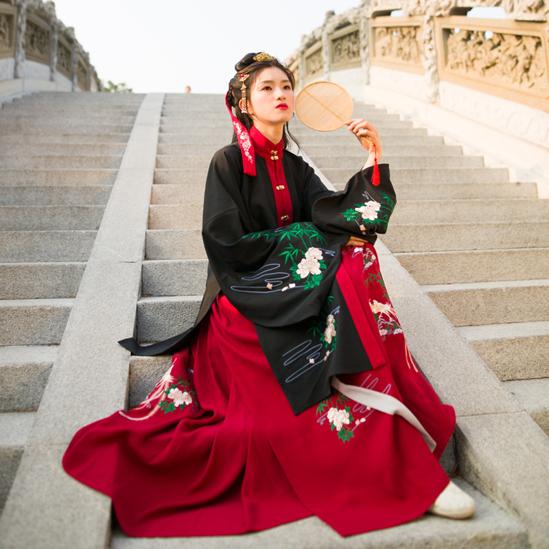 element Original Double-breasted tradition Hanfu gules Stand collar black Pipa suitin the Women's clothing/Boutique , Set/Student uniforms/Work uniforms , Career skirt suits category - from Buy2taobao.com to provide professional Taobao agent buy service