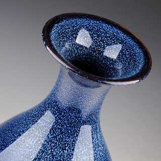 景德镇陶瓷花瓶 瓷器摆件 窑变星空釉客厅居家装饰工艺品结婚乔迁