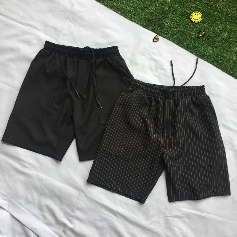 Korean Edition Trend Harajuku bf Easy stripe Western-style trousers shorts Schoolboy the republic of korea ulzzang Five point pantsin the Men's clothing, Casual pants category - from Buy2taobao.com to provide professional Taobao agent buy service