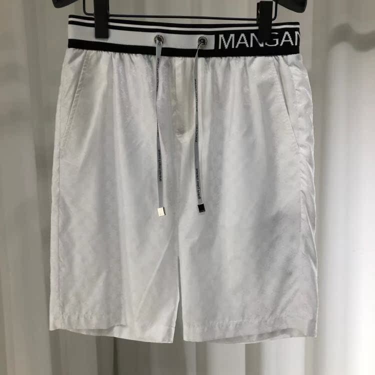 正品MANGANO曼加洛19春夏新款男士時尚印花男款休閑短褲七芬褲在類目 男裝, 休閒褲中 - 來自Buy2taobao.com提供專業的淘寶代購服務