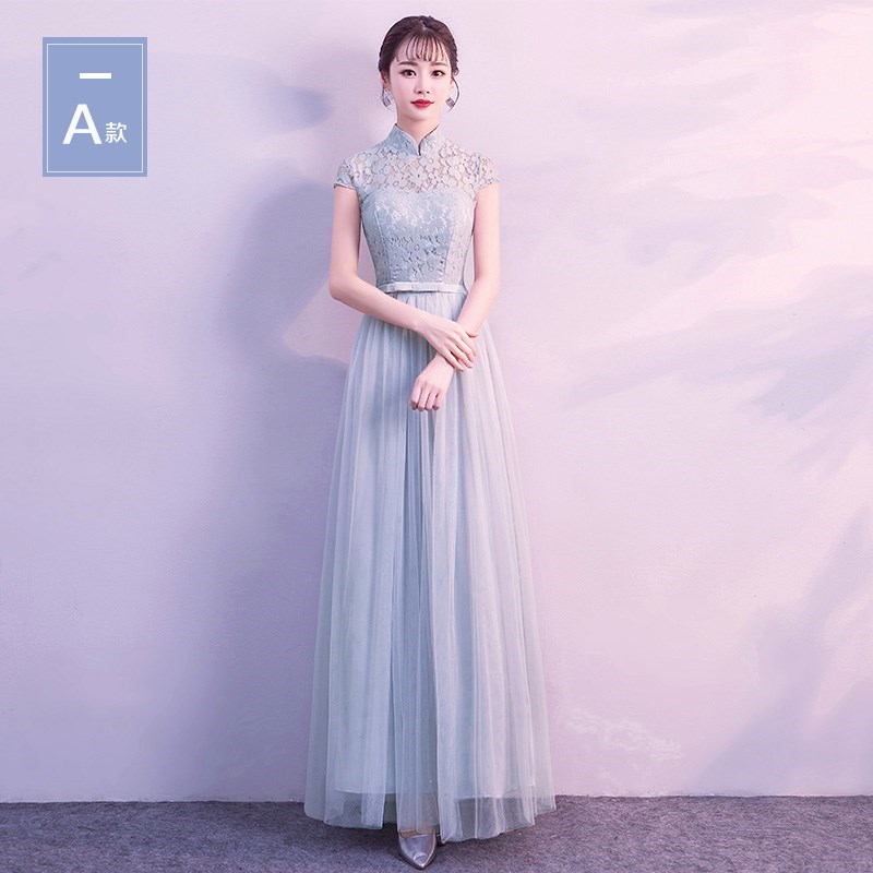 2019 Bridesmaid Dresses have more cash than can be accounted for Chinese style Sister group full dress longuette temperament fashion Chinese style banquet Eveningin the Women's clothing/Boutique , Wedding/Cheongsam/Formal dress , Formal dress/Evening category - from Buy2taobao.com to provide professional Taobao agent buy service