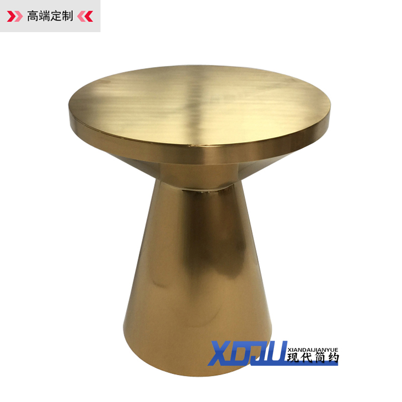 全拉丝黄铜不锈钢时尚会客小圆桌现代简约个性接待洽谈咖啡桌6903在类目 商业/办公家具, 办公家具, 办公桌, 会议桌中 - 来自Buy2taobao.com提供专业的淘宝代购服务