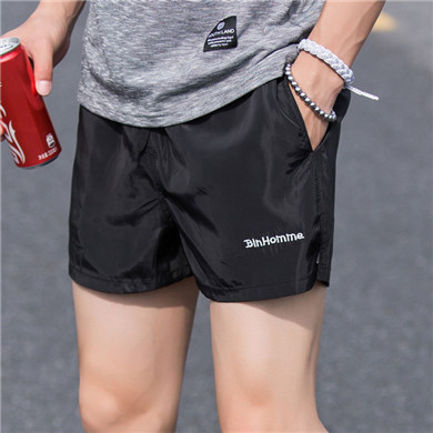 夏天男生速干三分裤运动跑步韩版修身潮流社会夏季3分短裤四分裤