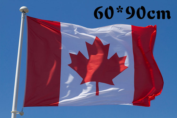 现货包邮 5号60*90cm 加拿大国旗 各国国旗 canadian flag