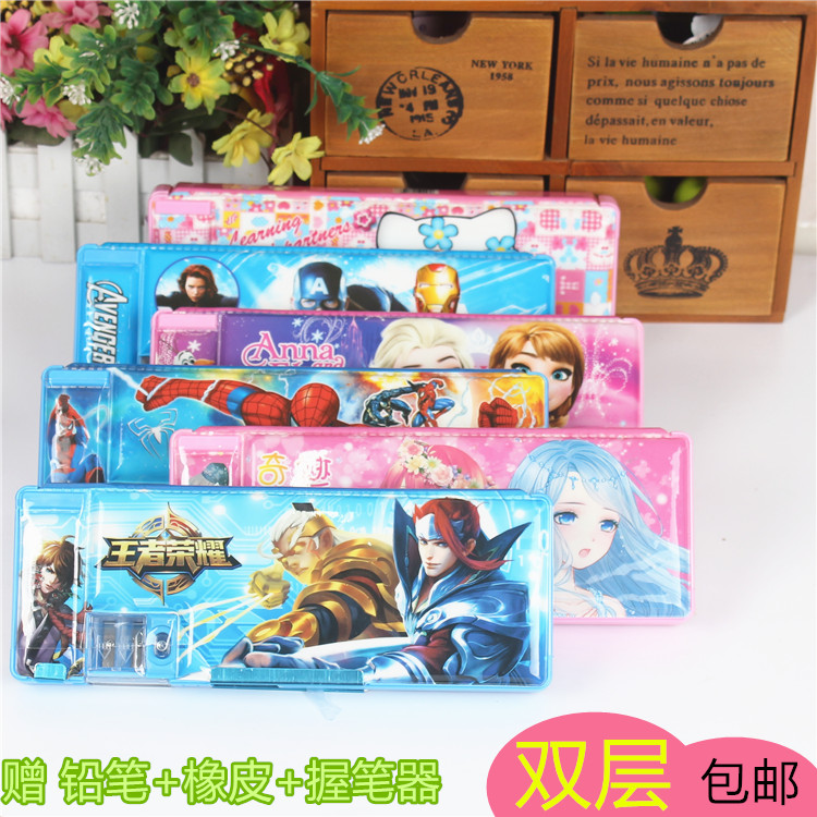 children pupil Stationery princess Mickey Descendant Two-sided function Pencil case pencil pencil sharpenerin the Electronic Dictionary/Electronic paper book/Stationery , Everyday school supplies , Stationery category - from Buy2taobao.com to provide professional Taobao agent buy service