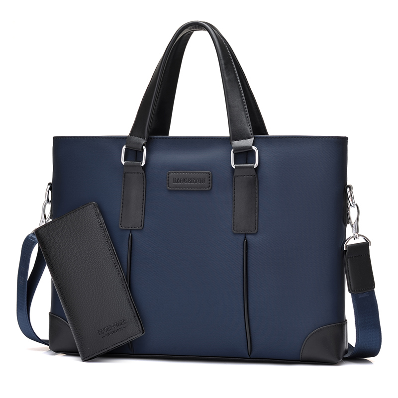 【今日特卖】商务男包牛津布包男士手提包包横