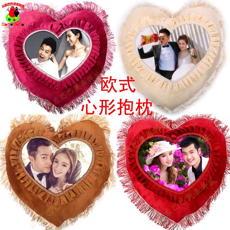 熱轉印燙畫diy個性定制耗材空白影樓結婚抱靠枕帶芯歐式心形抱枕在類目 個性定製/設計服務/DIY, 日用/裝飾定製, 抱枕定製中 - 來自Buy2taobao.com提供專業的淘寶代購服務