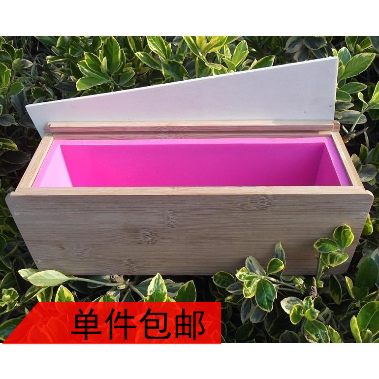 rectangle Soap Mold Bamboo Box+Silicone mold toast The soap 1200G gram Two-in-onein the Skin Care/Body/Essential oils , Aromatherapy essential oils , Oil Aromatherapy utensils , Soap Mold category - from Buy2taobao.com to provide professional Taobao agent buy service