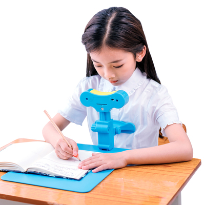 写字坐姿矫正器预防近视纠正儿童视力保护器小学生用姿势支架防驼背低头提醒神器护眼小孩正姿书写课桌免安装
