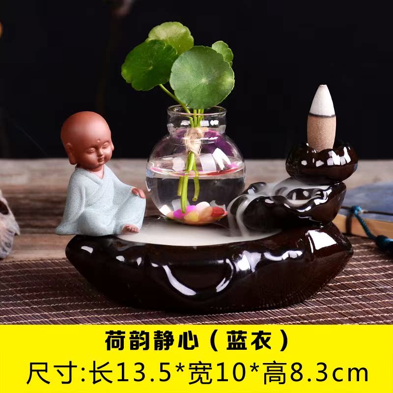 靓茶宠摆件紫砂创意陶瓷可养招财流精品香炉小和尚家居办公禅意款在类目 餐饮具, 茶具, 茶宠摆件中 - 来自Buy2taobao.com提供专业的淘宝代购服务