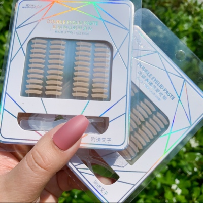 小红书推荐局部微调防眼垂双眼皮贴480贴蕾丝免胶水自然隐形学生