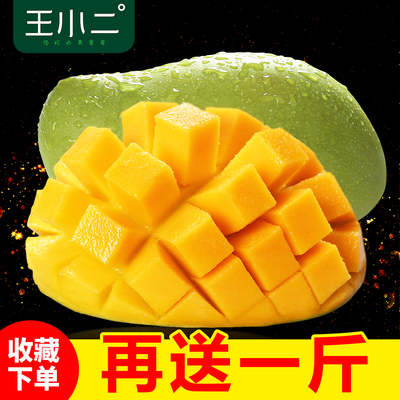 王小二 越南进口芒果玉芒热带水果新鲜批发包邮当季采摘时令忙果