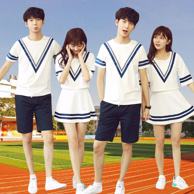 summer school uniform suit pupil Short sleeved Fifty-six grade Middle school student Unified Custom clothing Community service Class clothesin the Women's clothing/Boutique , Set/Student uniforms/Work uniforms , Student uniforms category - from Buy2taobao.com to provide professional Taobao agent buy service