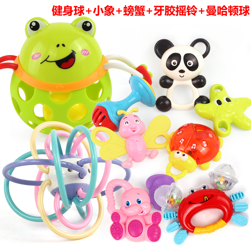 Gutta percha baby 0-1 Puzzle Bell Infants baby Early education 3-6-12 A month The little boy girl Toysin the Toy/Childs/Puzzle/Building block/Model , Child Bell/Cloth Play/Appease toys , Rattles category - from Buy2taobao.com to provide professional Taobao agent buy service