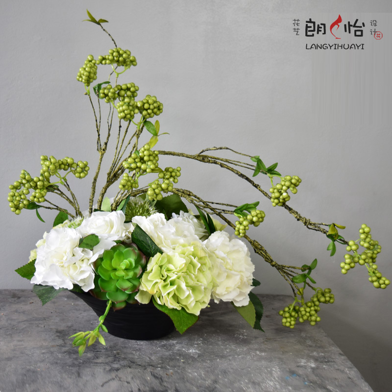 朗怡假花仿真花艺套装橱窗装饰花酒店玄关花餐桌摆放花台花会议桌|ruв категории Домашний быт, ваза/цветок/искусственные цветы/моделирование украшения, искусственные цветы/искусственные цветы - от Buy2taobao.com для оказания профессиональной услуги покупки агента Taobao