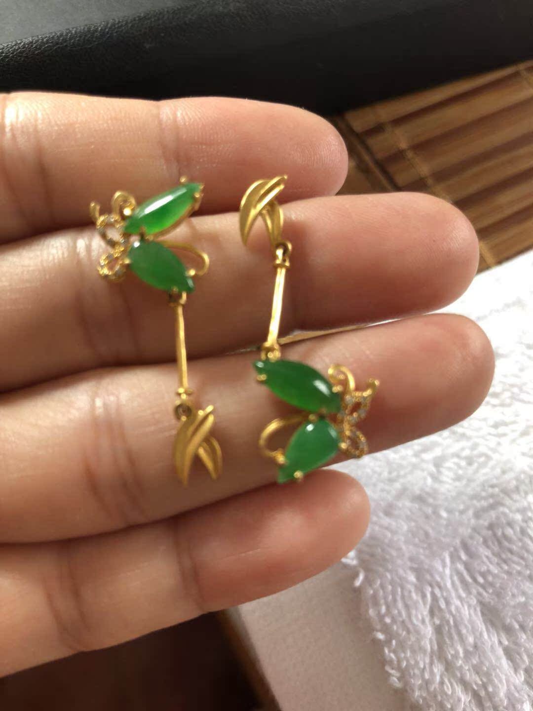 771881 Novicesin the Jewelry/Diamond/Jade/Gold , Jade (New) , Earring  category - from Buy2taobao.com to provide professional Taobao agent buy service