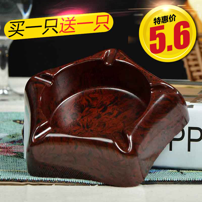 树脂家用创意个性带盖餐厅饭馆宾馆酒店烟灰缸包邮定制加logo|msdalam kategori bekalan perayaan/hadiah, Hadiah kreatif, ashtray fesyen - dari Buy2taobao.com untuk memberikan perkhidmatan ejen Taobao profesional membeli