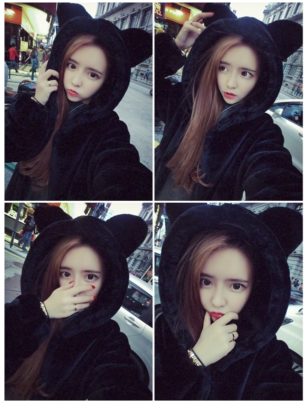 2017 Korean Edition Self cultivation Mid length version mink Fur imitation coat Ears Maomao overcoat Parenting Female Womenin the Women's clothing/Boutique , Fur category - from Buy2taobao.com to provide professional Taobao agent buy service