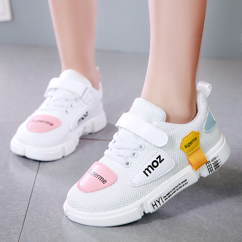 Girls Shoes Children's Sports Shoes 2019 new pattern baby student White shoes Net surface Casual shoes CUHK Single shoesin the Shoes/Baby Shoes/Parent-child shoes , Sports shoes category - from Buy2taobao.com to provide professional Taobao agent buy service