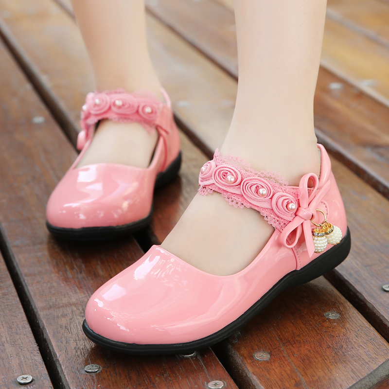 2018 Autumn children's shoes girl Single shoes CUHK girl Princess shoes Korean Edition soft sole Casual shoes student Doug shoesin the Shoes/Baby Shoes/Parent-child shoes , Leather shoes category - from Buy2taobao.com to provide professional Taobao agent buy service