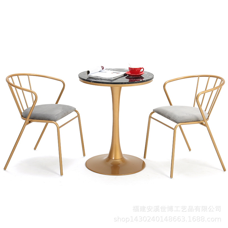 网红桌椅椅子靠背凳子简约奶茶店ins洽谈大理石售楼处组合西餐厅在类目 住宅家具, 桌类, 餐桌中 - 来自Buy2taobao.com提供专业的淘宝代购服务
