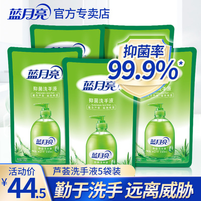 蓝月亮洗手液补充装清香型芦荟滋润抑菌家用家庭装批发实惠正品