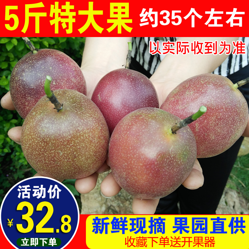 广西特产现摘百香果新鲜5斤精装大红果热带水果包邮西番莲鸡蛋果在类目 水产肉类/新鲜蔬果/熟食, 新鲜水果, 百香果中 - 来自Buy2taobao.com提供专业的淘宝代购服务