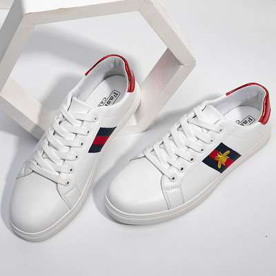 男鞋新款小白鞋男韩版百搭学生鞋原宿风小黑鞋秋季百搭系带板鞋男