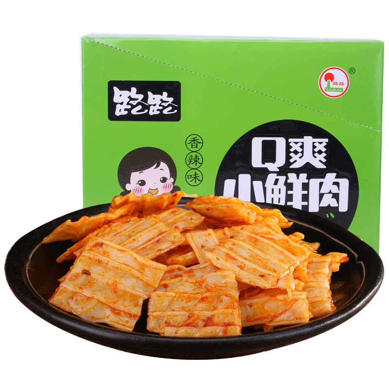 路路Q爽小鲜肉大刀凉皮休闲零食麻辣小吃|msdalam kategori makanan ringan/Nuts/Specialty, produk Dougan/sayur-sayuran kering, daging vegetarian - dari Buy2taobao.com untuk memberikan perkhidmatan ejen Taobao profesional membeli