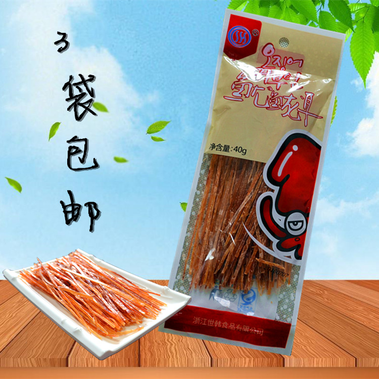 世韩 韩味鱿鱼爪足|干|条鱿鱼龙耳韩国风味即食鱿鱼丝40g舟山特产在类目 零食/坚果/特产, 鱿鱼丝/鱼干/海味即食, 即食鱿鱼零食中 - 来自Buy2taobao.com提供专业的淘宝代购服务