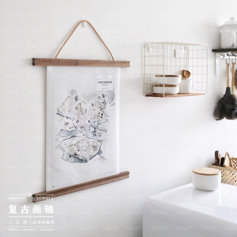 DearF|入云屋+秘密的糖果|实木复古画夹画轴 植鞣皮木蜡油黑胡桃在类目 家居饰品, 相框/画框中 - 来自Buy2taobao.com提供专业的淘宝代购服务