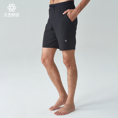 凡圣瑜伽服2019秋冬新款男士休闲睿智运动健身短裤瑜伽短裤F09506