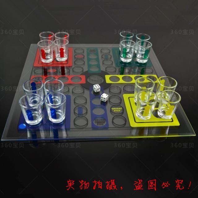 大号高档飞行棋酒杯 KTV喝酒玩具酒具 喝酒道具助兴游戏酒吧游戏|ruв категории движение/йога/фитнес/фанаты товаров, Маджонг/шахматы/головоломки, рейс в шахматы - от Buy2taobao.com для оказания профессиональной услуги покупки агента Taobao