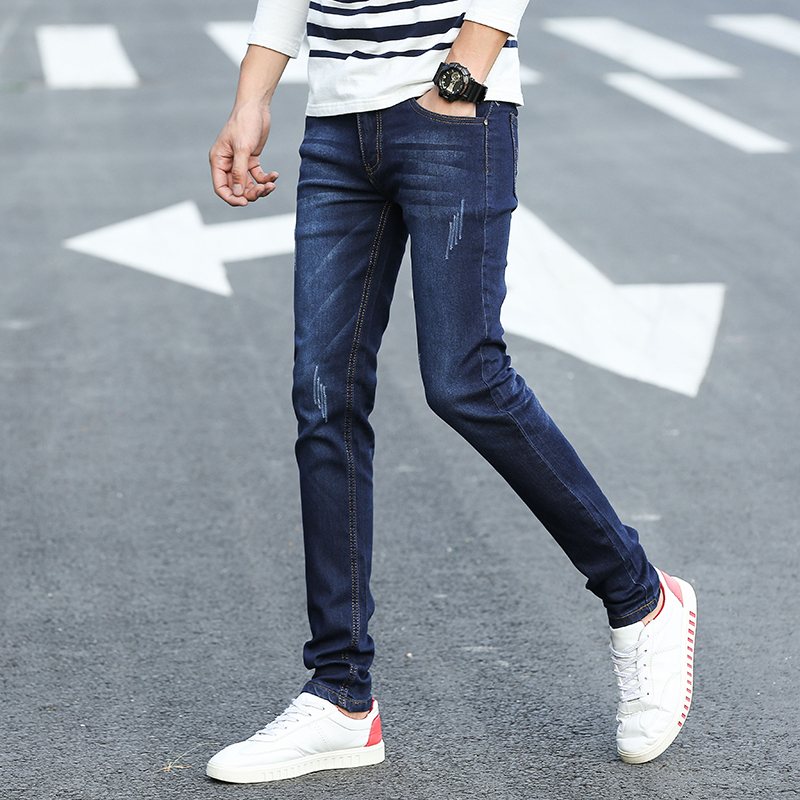 summer Stretch pants man Jeans Straight Korean Edition Easy Chaopai leisure time Self cultivation Trendin the Men's clothing, Sweater category - from Buy2taobao.com to provide professional Taobao agent buy service