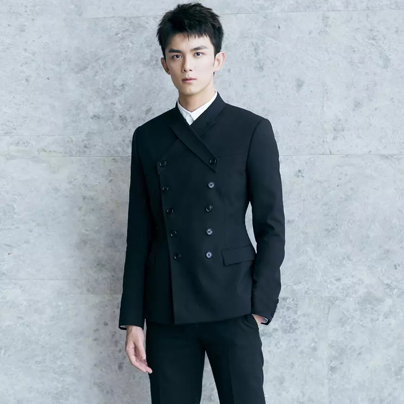 2019 new pattern man Korean Edition man 's suit Wu Lei Same item clothes black full dress leisure time fashion personality suit jacketin the Men's clothing, Suits category - from Buy2taobao.com to provide professional Taobao agent buy service