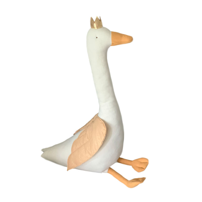 可爱的大鹅公仔 全棉手工布艺玩具 生日礼品|msdalam kategori Toy/bayi/teka-teki/blok bangunan/model, mainan fabrik mewah - dari Buy2taobao.com untuk memberikan perkhidmatan ejen Taobao profesional membeli