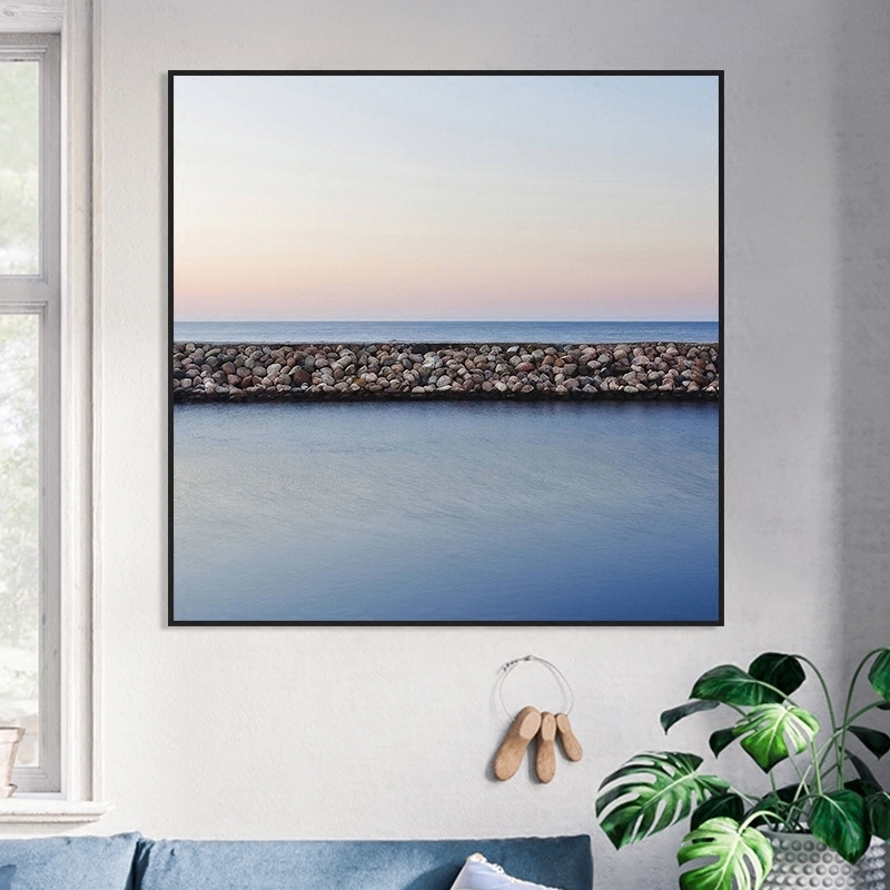 a living room Decorative painting modern Simplicity style Sea island Photography Scenery Oil Painting mural Huge square bedroom Bedsidein the Home accessories , Decorative painting , Modern decorative painting category - from Buy2taobao.com to provide professional Taobao agent buy service