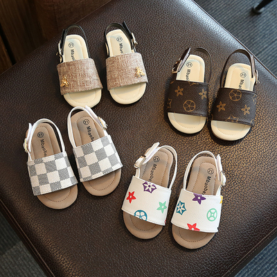 夏季女童公主鞋凉鞋男宝宝防滑软底学步鞋1-3岁2韩版儿童沙滩鞋潮