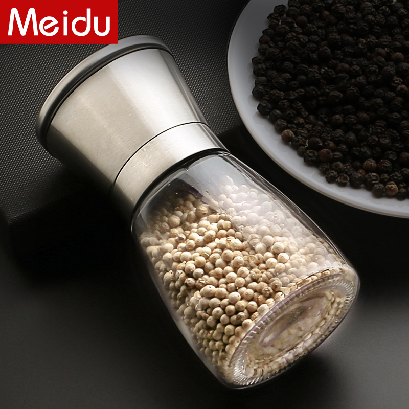 美杜黑胡椒研磨器 手动家用现磨花椒芝麻粉不锈钢调味瓶罐碾碎器在类目 厨房/烹饪用具, 厨用小工具/厨房储物, 储物瓶罐/厨房储物器皿, 调味瓶罐中 - 来自Buy2taobao.com提供专业的淘宝代购服务