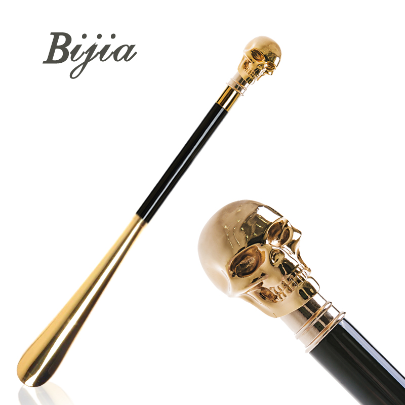 BIJIA骷髅头鞋拔子金色轻奢定制鞋抽长柄提鞋器礼品男女时尚创意在类目 居家日用, 鞋用品, 鞋拔中 - 来自Buy2taobao.com提供专业的淘宝代购服务