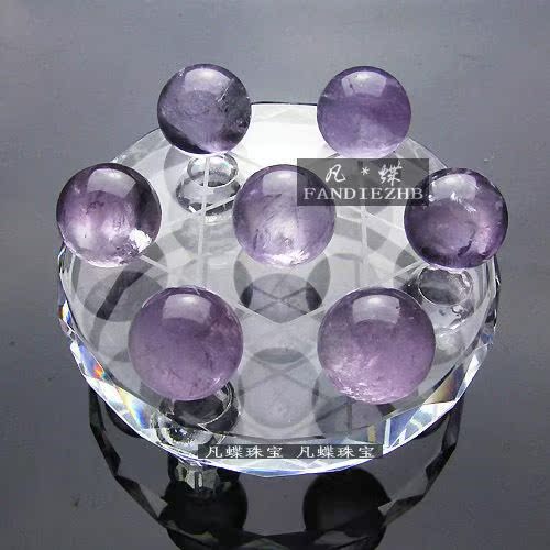 开光天然紫水晶摆件七星七曜聚财风水仪家居阵乾坤家居得财开运物|ruв категории Украшения,ювелирные изделия, украшения - от Buy2taobao.com для оказания профессиональной услуги покупки агента Taobao