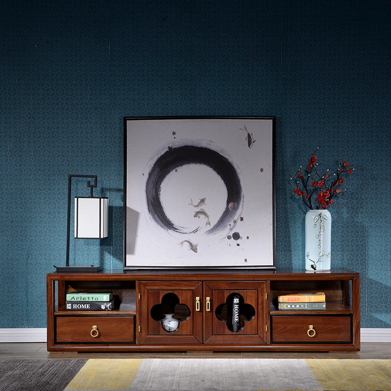 Watkins Sandalwood solid wood TV cabinet a living room Storage Storage cabinet Chinese style a living room furniture Simplicity Cabinetin the Residential furniture , Cabinet , TV cabinet category - from Buy2taobao.com to provide professional Taobao agent buy service