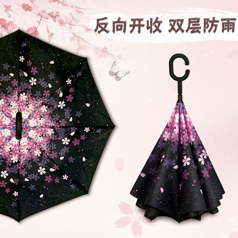 反方向折叠伞学生用晴雨伞女两用森系简约防紫外线原宿风ulzzang|msdalam kategori rumah harian, payung/gear hujan/Rain/Lembap-bukti, payung - dari Buy2taobao.com untuk memberikan perkhidmatan ejen Taobao profesional membeli