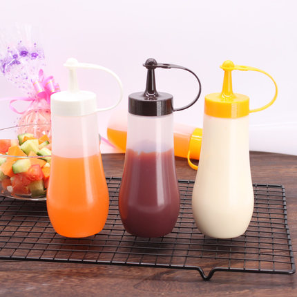 挤压式挤酱瓶透明尖嘴番茄酱蜂蜜奶油沙拉酱耗油塑料调料瓶三只装在类目 厨房/烹饪用具, 厨用小工具/厨房储物, 储物瓶罐/厨房储物器皿, 调味瓶罐中 - 来自Buy2taobao.com提供专业的淘宝代购服务