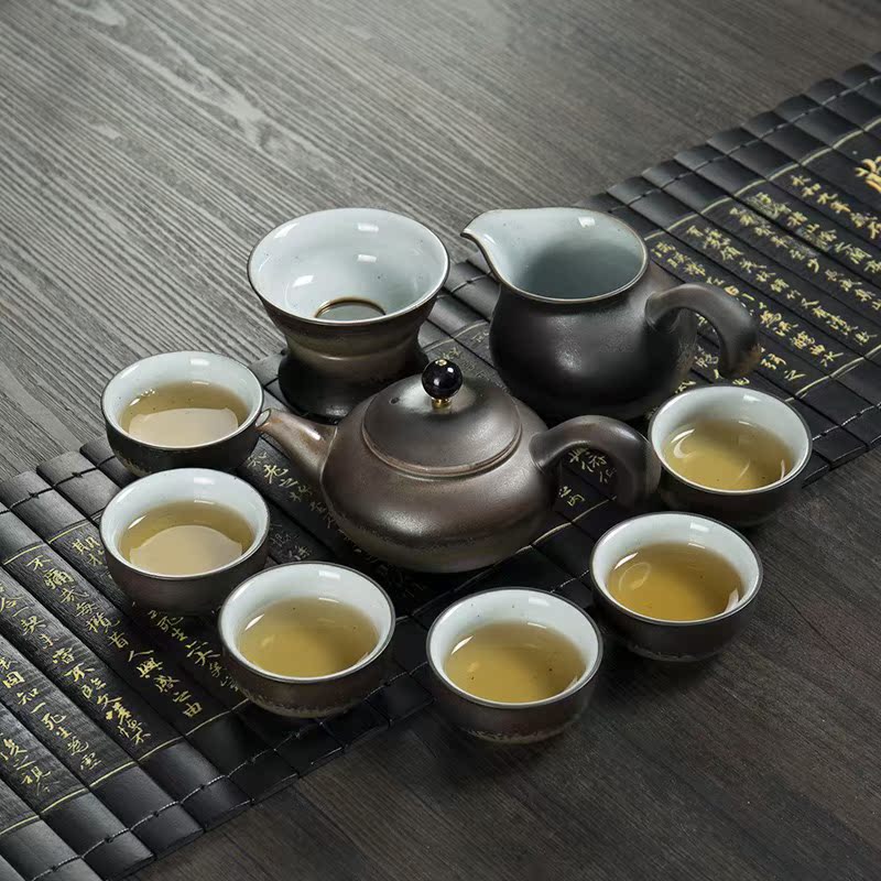 ronkin 整套家用功夫茶具簡約辦公禮品泡茶器陶瓷茶壺茶杯套裝6人在類目 餐飲具, 茶具, 功夫茶具中 - 來自Buy2taobao.com提供專業的淘寶代購服務