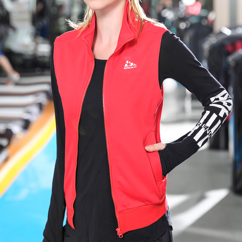 运动马甲女春秋户外跑步休闲无袖健身训练衣服背心短款外套上衣薄|msdalam kategori sukan/pakaian kasual, jaket sukan, vest Single - dari Buy2taobao.com untuk memberikan perkhidmatan ejen Taobao profesional membeli