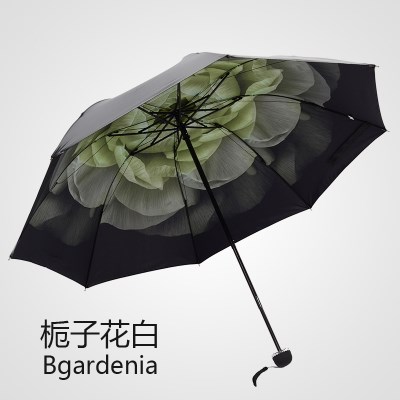 内图案外黑胶太阳晴雨伞两用黑色女里面有花遮阳的防晒紫外线外面|ruв категории начало ежедневно, зонтик/дождь/дождь/водостойкость, зонтик - от Buy2taobao.com для оказания профессиональной услуги покупки агента Taobao