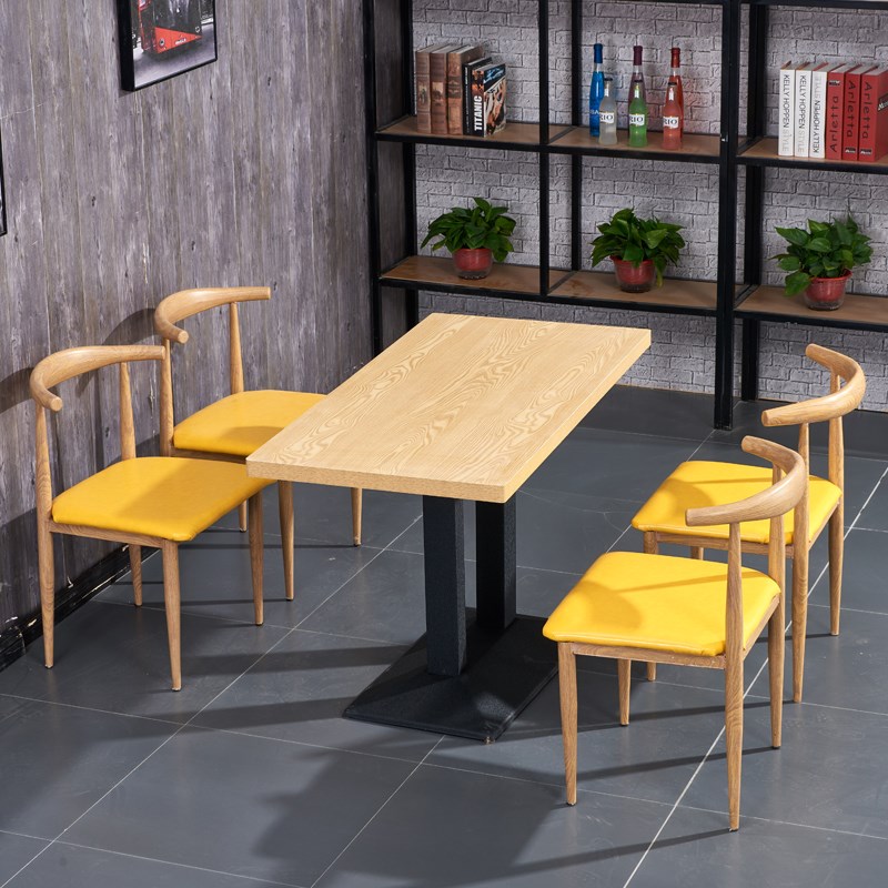 theme Restaurant Hotel Tables and chairs combination Iron art Horn Chair Snack bar tea with milk Burger Shop Tables and chairs Simplicity Economic typein the Business/Office Furniture , Dining/Baking furniture , Dining table and chairs category - from Buy2taobao.com to provide professional Taobao agent buy service