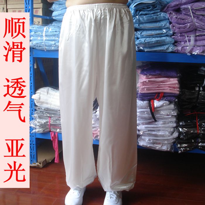 太極褲南韓絲燈籠褲晨練女長褲 太極褲夏練功服女男太極服褲在類目 運動/瑜伽/健身/球迷用品, 跆拳道/武術/搏擊, 太極, 太極服中 - 來自Buy2taobao.com提供專業的淘寶代購服務